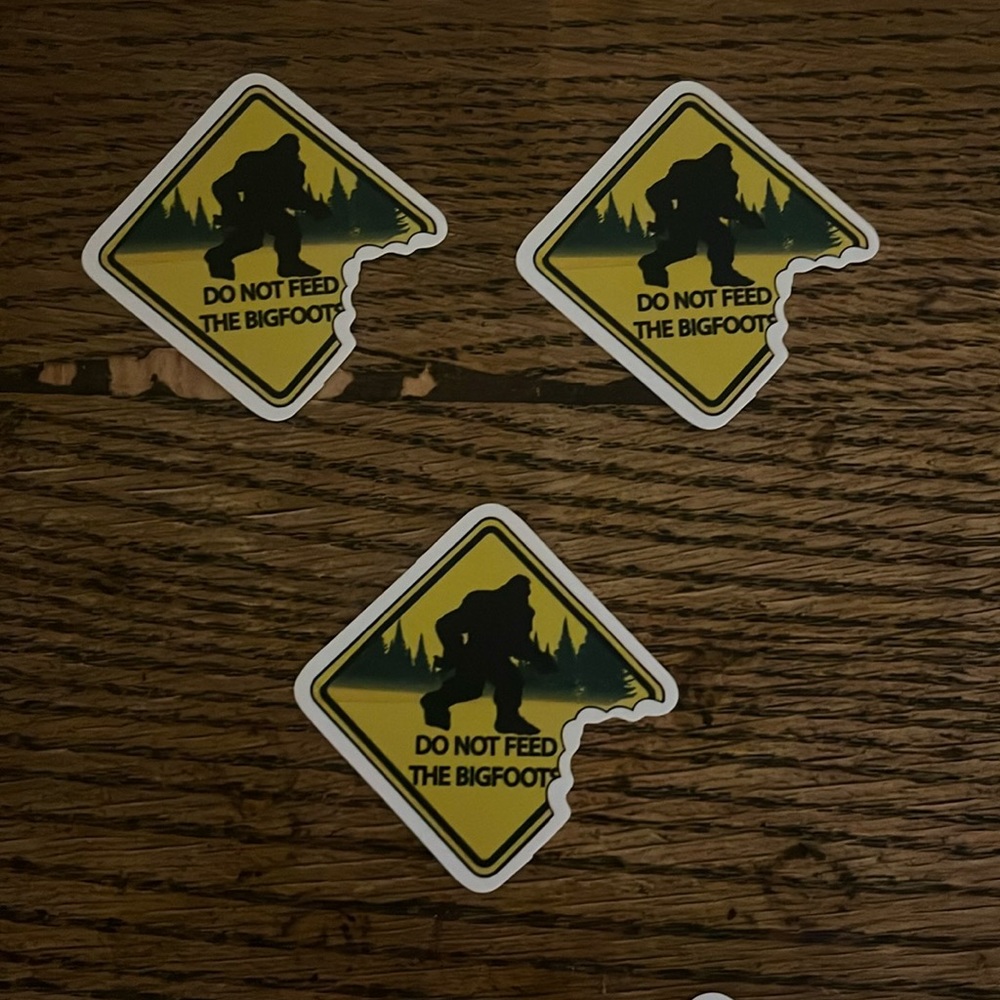 Bigfoot Vinyl Stickers